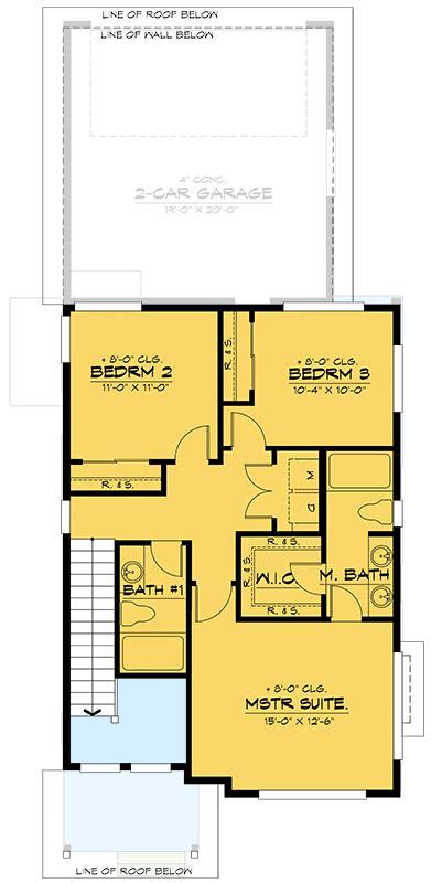 Plan 666132raf 1621 Square Foot Modern House Plan With Alley Access