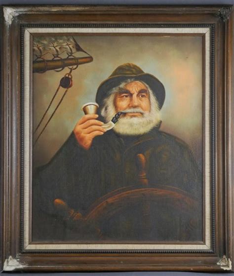 Kim Benson Sea Captain Oil Painting