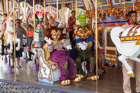 The Pinocchio Characters Have Fun On The Carousel Disneyla Flickr