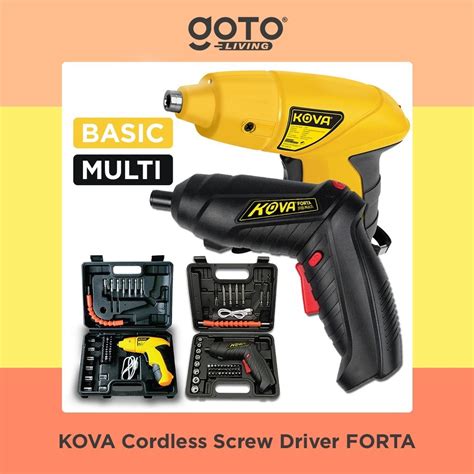 Jual Ly Gc Kova Forta Cordless Screw Driver Ck Mesin Bor Tangan