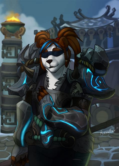 Pandaren Art Trade By Renufur On Deviantart