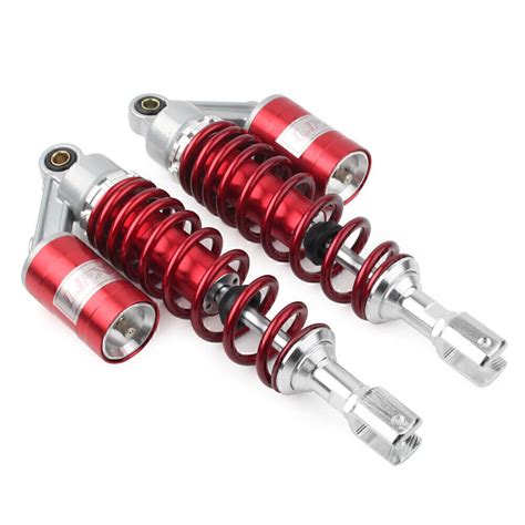 320mm 12 6 Clevis End Motorcycle Rear Air Shock Absorber Universal Red