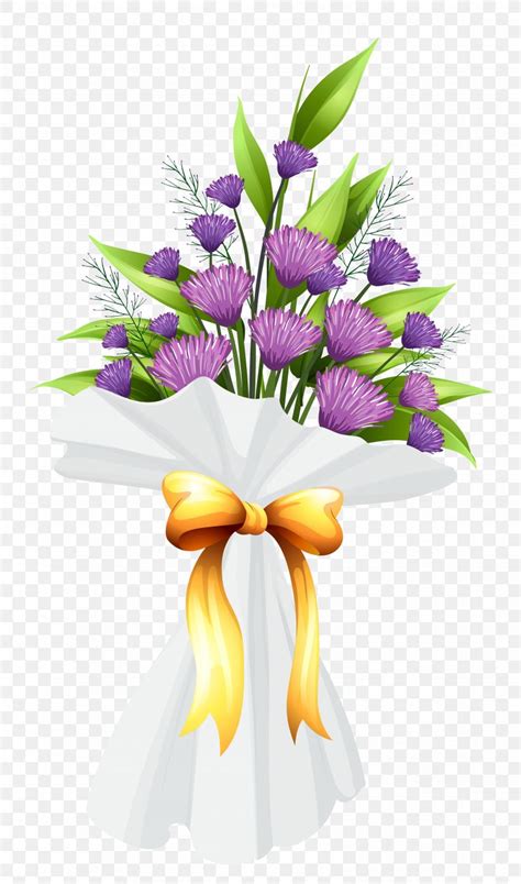 Floral Design Cut Flowers Flower Bouquet Purple, PNG, 3878x6584px ...