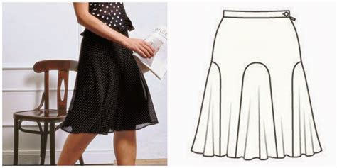 From The Magazine Inserted Godets Add Swirl To The Airy Knee Length Skirt Description