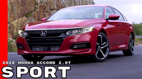 2018 Honda Accord 2 0t Sport Youtube