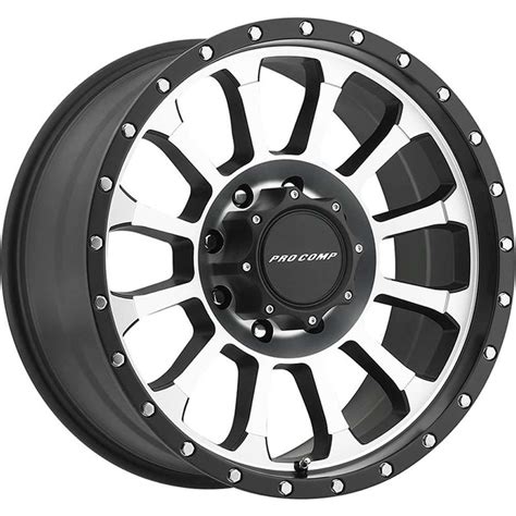 Pro Comp Series 34 20x9 12 Black Machined PXA3534 2983 Custom Offsets