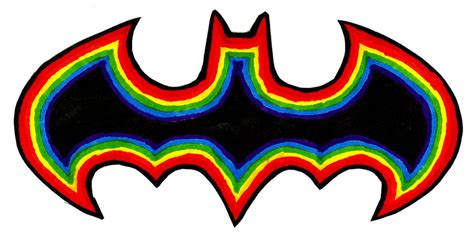 Rainbow Batman by mortykins on DeviantArt