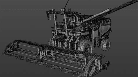 LEGO Combine Harvester - 3D Model by cat007