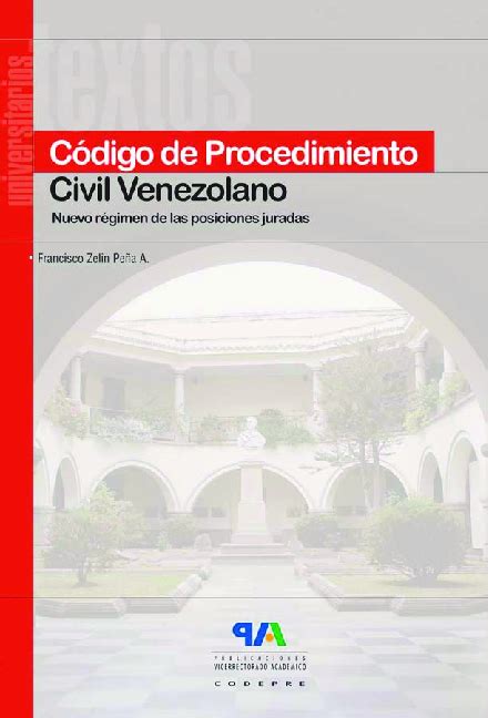 Pdf Código De Procedimiento Civil Venezolano Nuevo Régimen De Las