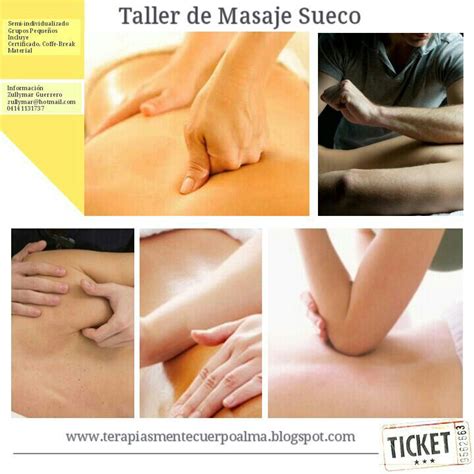 Taller De Masaje Sueco Spa Massage Therapy Atelier Blue Prints