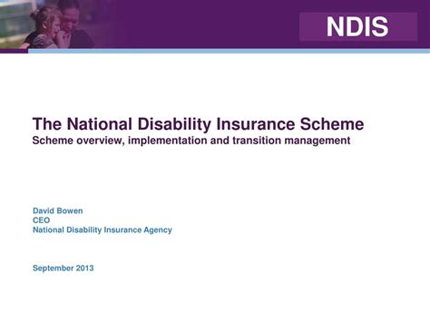 Ppt The National Disability Insurance Scheme Powerpoint Presentation