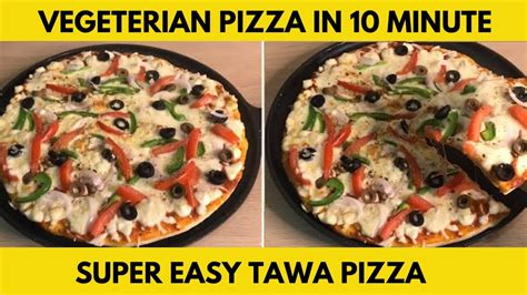 Tawa Pizza Recipe No Oven No Yeast Pizza Veg Pizza Recipe Youtube