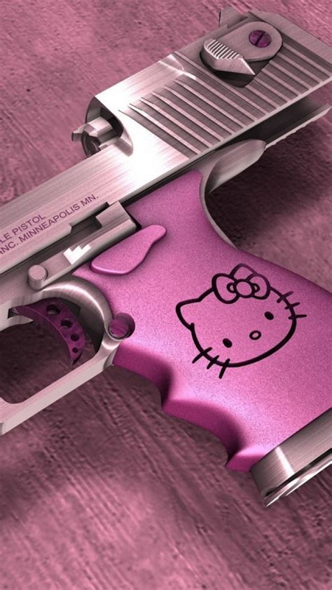 🔥 Free Download Hello Kitty Desert Eagle Gun Wallpaper Iphone by ...