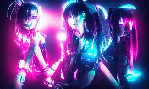 Neon Cyberpunk Sailor Moon With Arm Tattoos Stable Diffusion