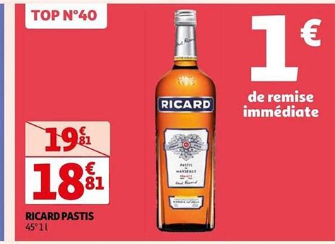 Promo Ricard Pastis Chez Auchan Direct Icatalogue Fr