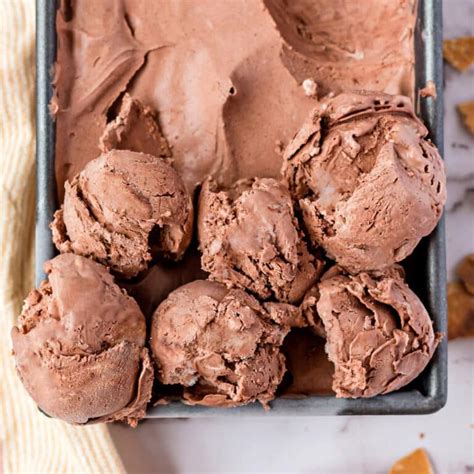 No Churn Chocolate Ice Cream Sugarhero