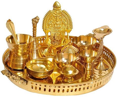 Puja Thali Set Exotic India Art