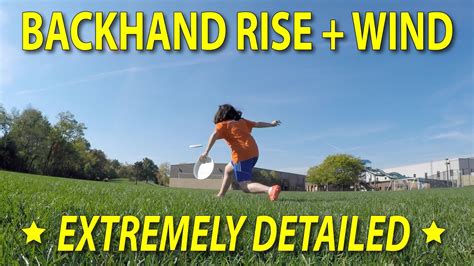 How To Throw A Backhand Rise Ultimate Frisbee Tutorial Youtube