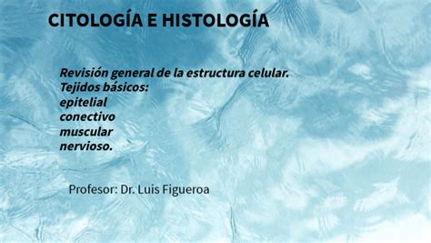 Citología e Histología