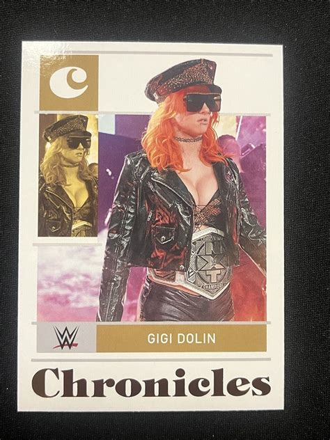 Panini Wwe Chronicles Gigi Dolin Base Bronze Parallel Card Nxt