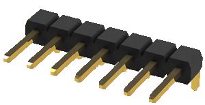 PLSR-40 (PLS-40R) - Штыревые линейки 2,54мм - РАЗЪЁМЫ - Электронные ...