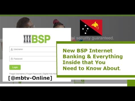 New Bsp Internet Banking Review For Pngeans Youtube