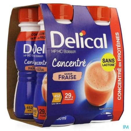 Delical Geconcentreerde Drink Hp Hc Aardbei X Ml Pharmazone