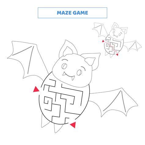 Maze game for kids. 11538042 Vector Art at Vecteezy