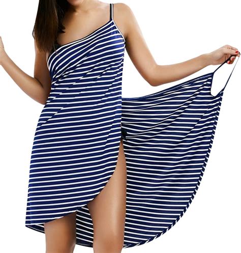 LumiSyne Strandkleider Damen Bikini Badeanzüge Cover Ups Ärmellos