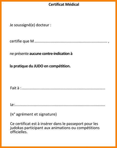 Exemple De Certificat Medical Pour Absence Hot Sex Picture