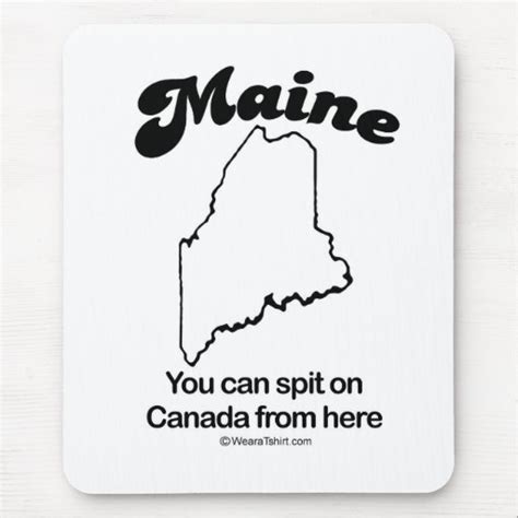 MAINE - "MAINE STATE MOTTO" T-shirts and Gear Mouse Pad | Zazzle