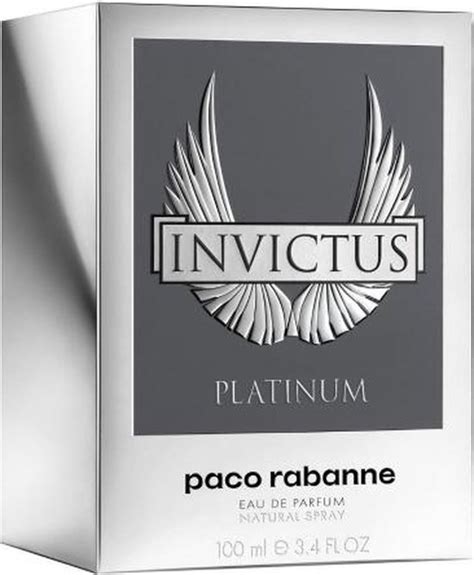 Paco Rabanne Invictus Platinum 100 Ml Eau De Parfum Spray