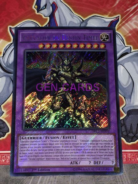 CHEVALIER DU DESTIN TIMEE DRL2 FR001 Yu Gi Oh Cartes à l uni