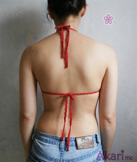 Bikini Top Pdf Crochet Pattern Halter Bikini Top With Net Easy Level Pattern Spider Web M