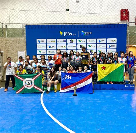 Jogos Escolares Brasileiros Acre Conquista Prata No Basquete Feminino