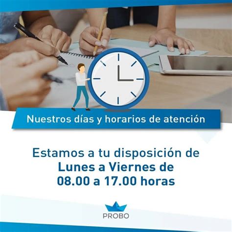 Nuestros D As Y Horarios De Atenci N Y Canales De Contacto