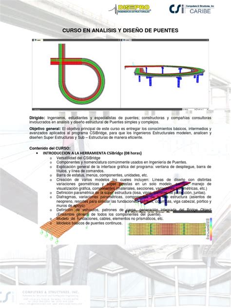 Curso En Analisis Y Diseño De Puentes Aashto Lrfd Puente Ingeniería