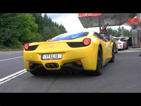 Ferrari In Action At The Nordschleife Great Sounds P Hd