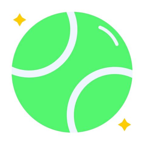 Premium Vector Tennis Ball Icon Style