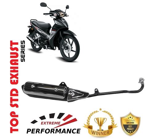 Std Ekzos Exhaust Honda Ori Wave Alpha110 Standard EJM Epower Cx110