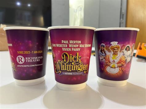 Richmond Theatre Pantomime Coffee Cups | Tabletalk Media