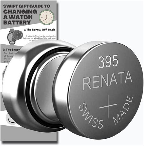 Two Renata 395 SR927SW Watch battery (): Amazon.co.uk: Fashion
