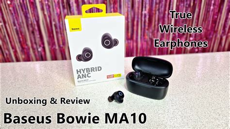 Baseus Bowie MA10 -True Wireless Earphones - with Active Noise ...