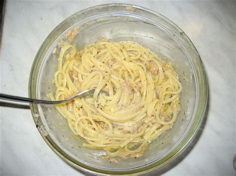 Linguine Alla Carbonara Di Tonno La Ricetta Originale E Gustosa