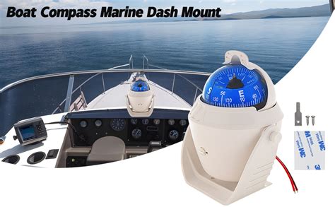 Boat Compass Flush Mount Compass Marine Compass Dashboard With Light