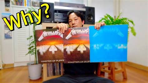 Master of Puppets 메탈리카 LP 3종을 비교해 볼까요 YouTube