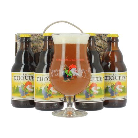 La Chouffe Blond Geschenkset 4x33cl Inclusief 1 Glas Goedkoopdrank