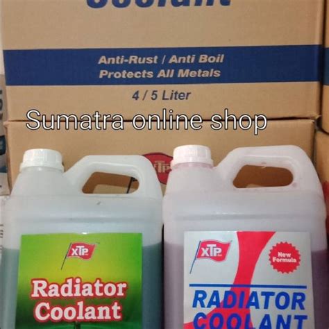 Jual Air Radiator Coolant Pendingin Radiator Xtp 5 Liter Shopee