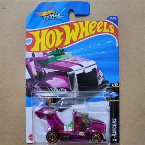 Jual Hot Wheels Rig Storm X Raycers Purple Th Treasure Hunt Shopee Indonesia