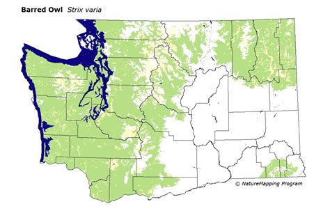 Distribution Map - Barred Owl (Strix varia)
